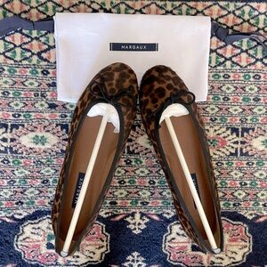 Margaux Calf Hair Ballet Flats 38.5 N; 8.5 N